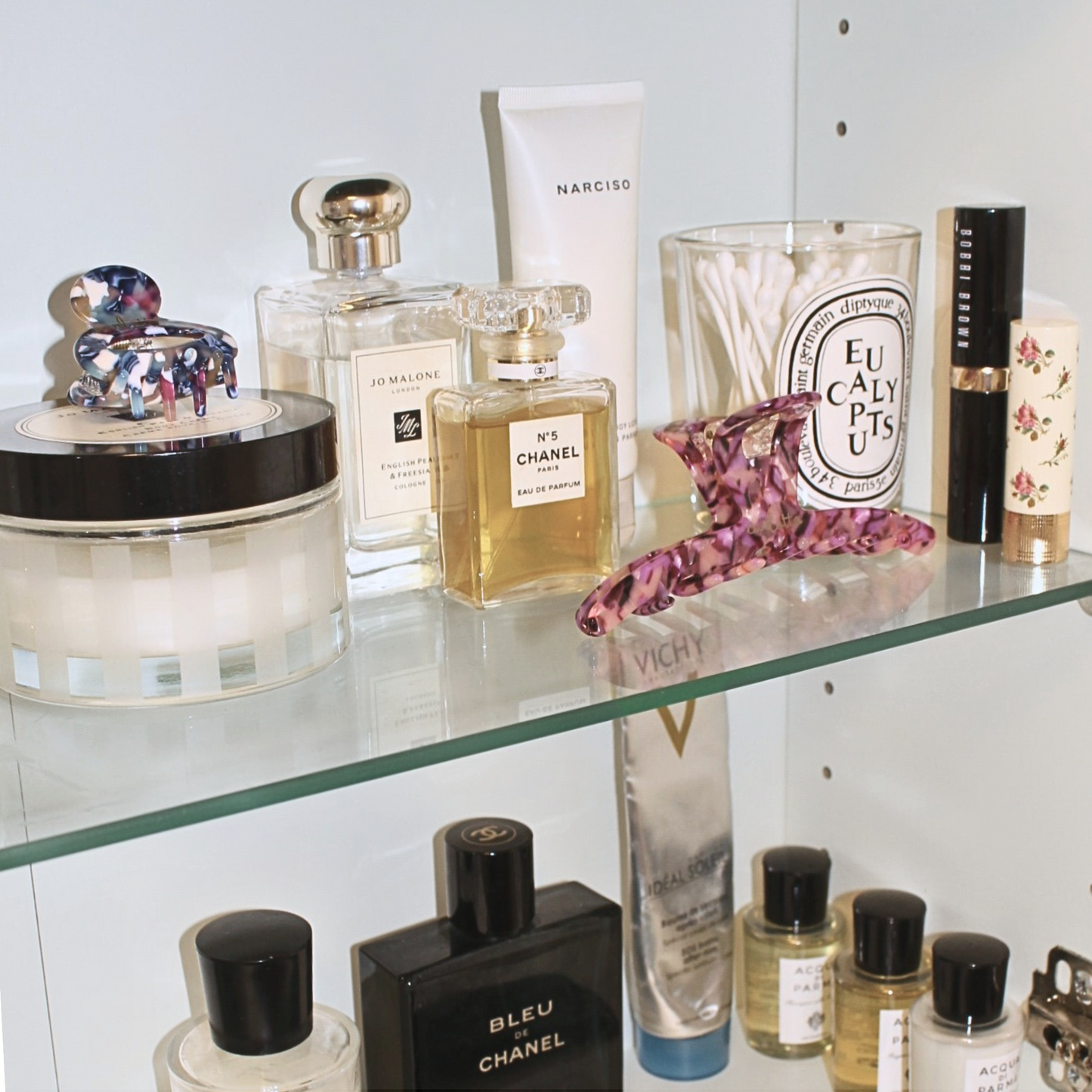 Inner strength large hair claw clip plum