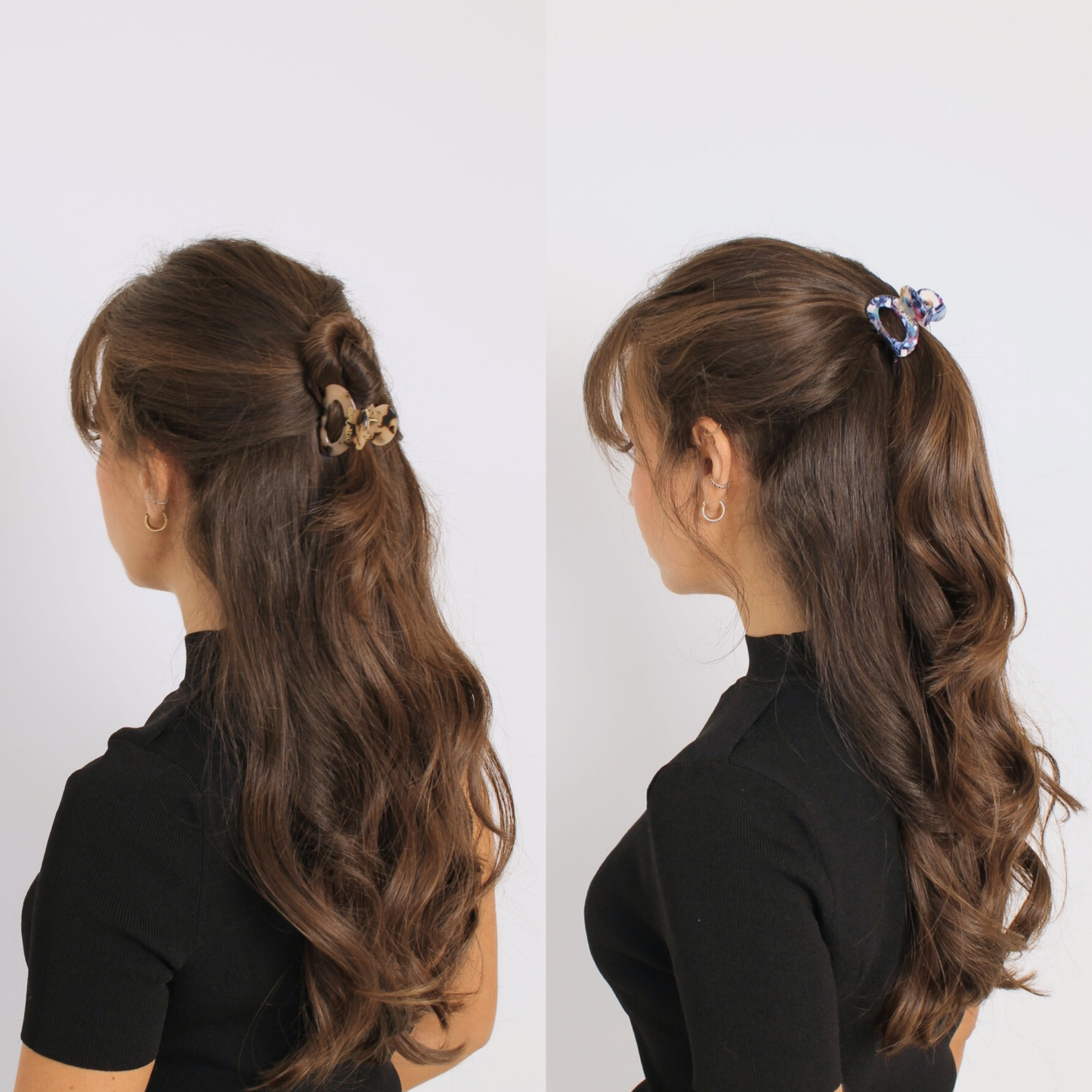 Daily habit set of two hair claw clips