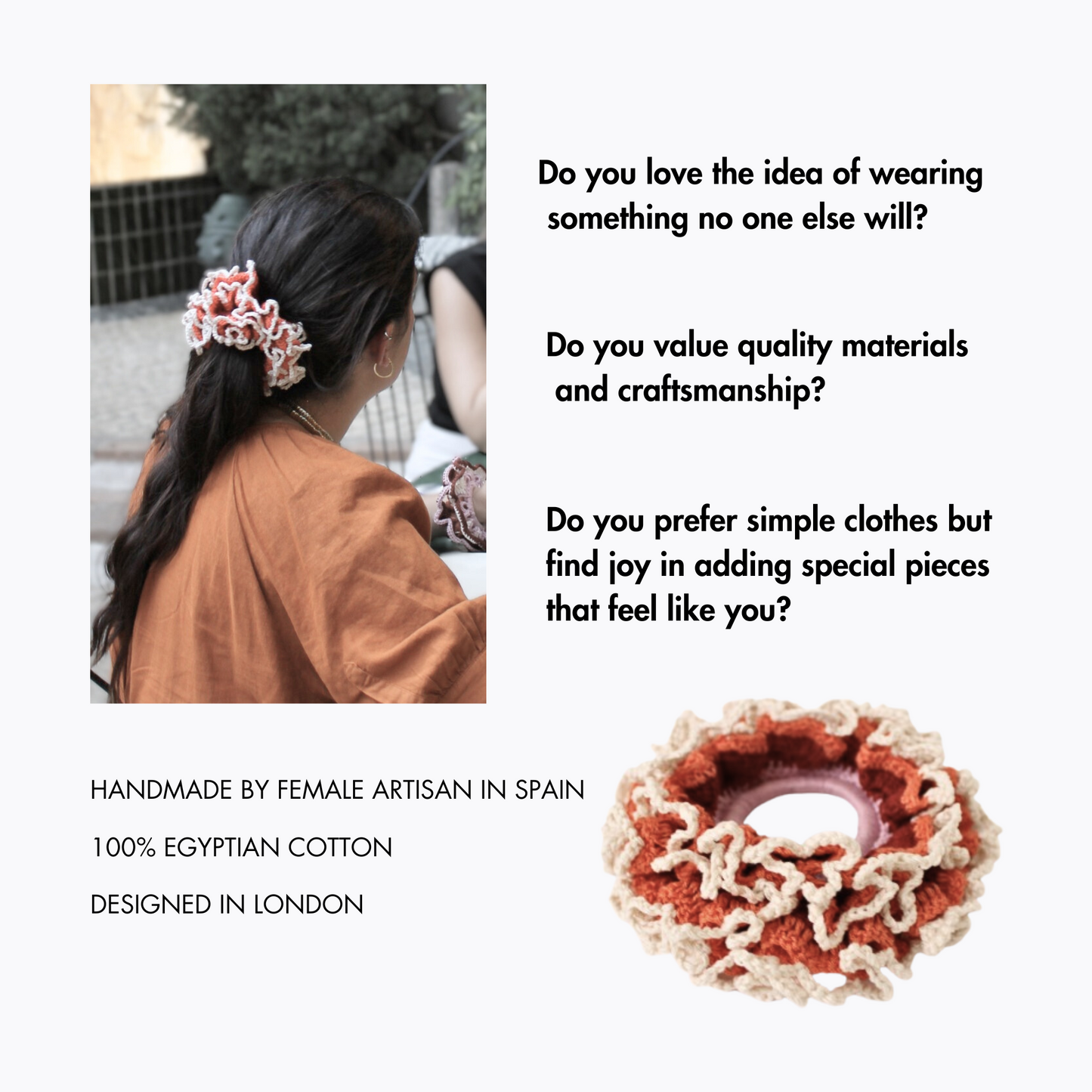 Soulful scrunchie luxe cinnabar