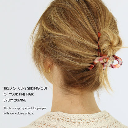 Inner strength medium hair claw sunset