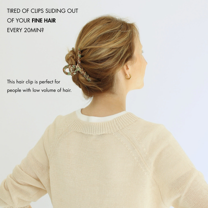 Inner strength medium hair claw pistachio