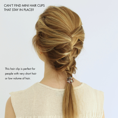 Daily habit mini hair claw clip - spring