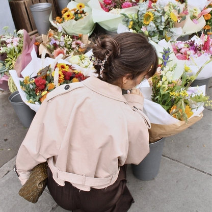 Inner strength large hair claw clip sand