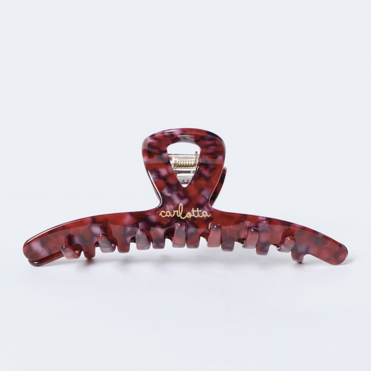 Inner strength large hair claw clip cranberry