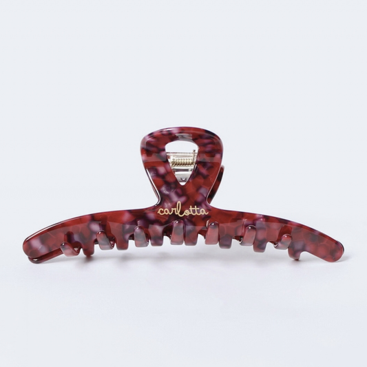 Inner strength large hair claw clip cranberry