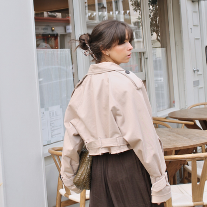 Inner strength large hair claw clip sand