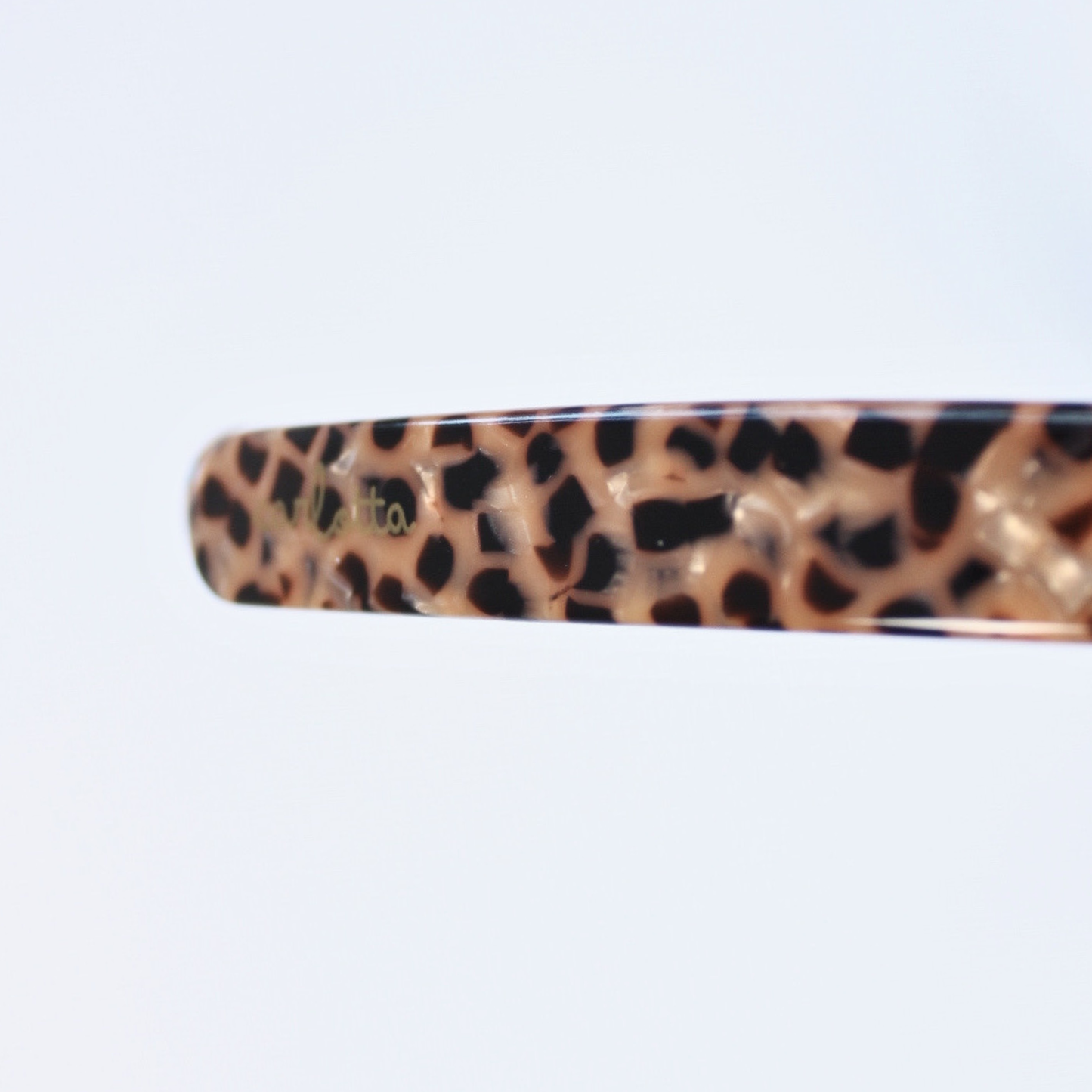 Resilient headband thin animal print