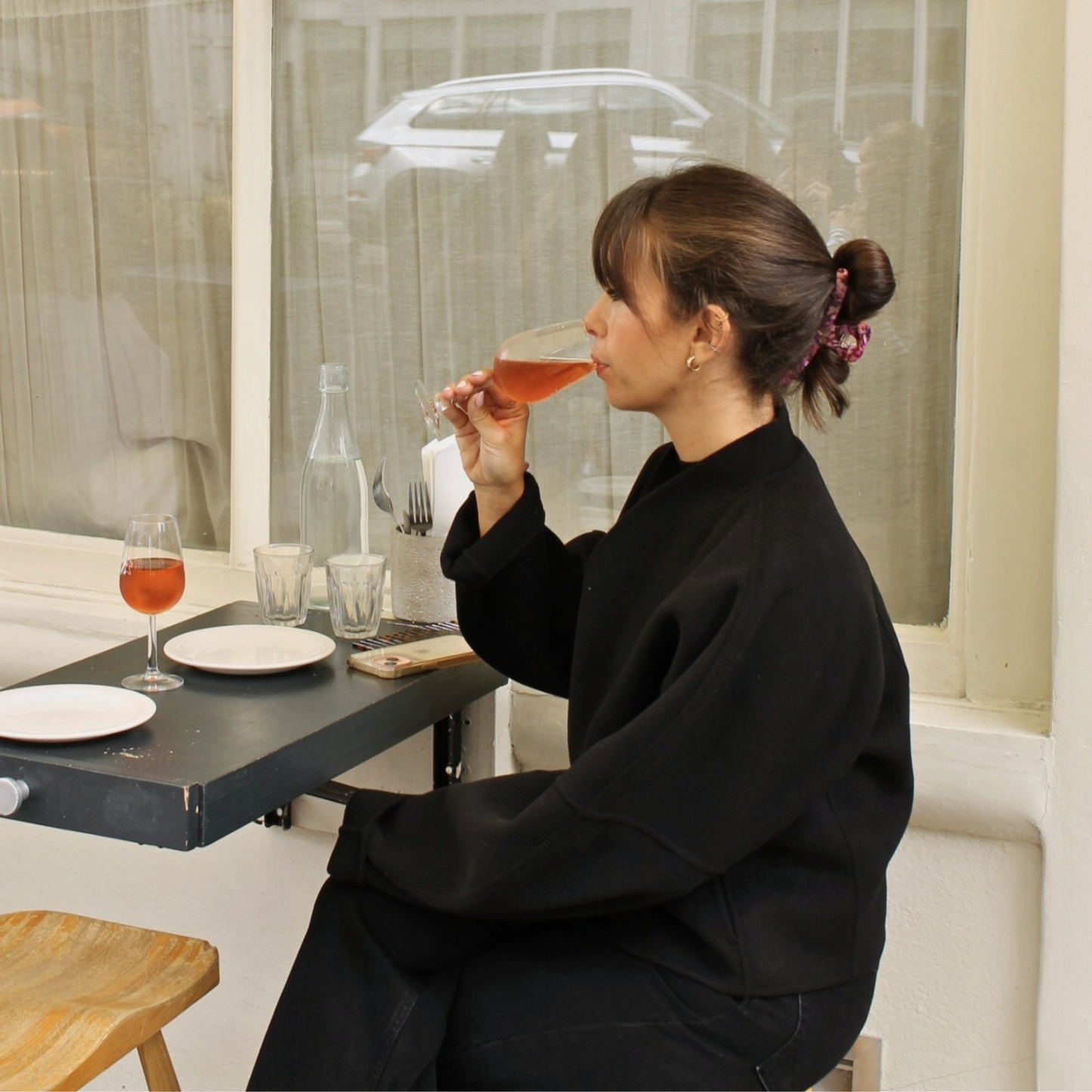 Inner strength large hair claw clip plum