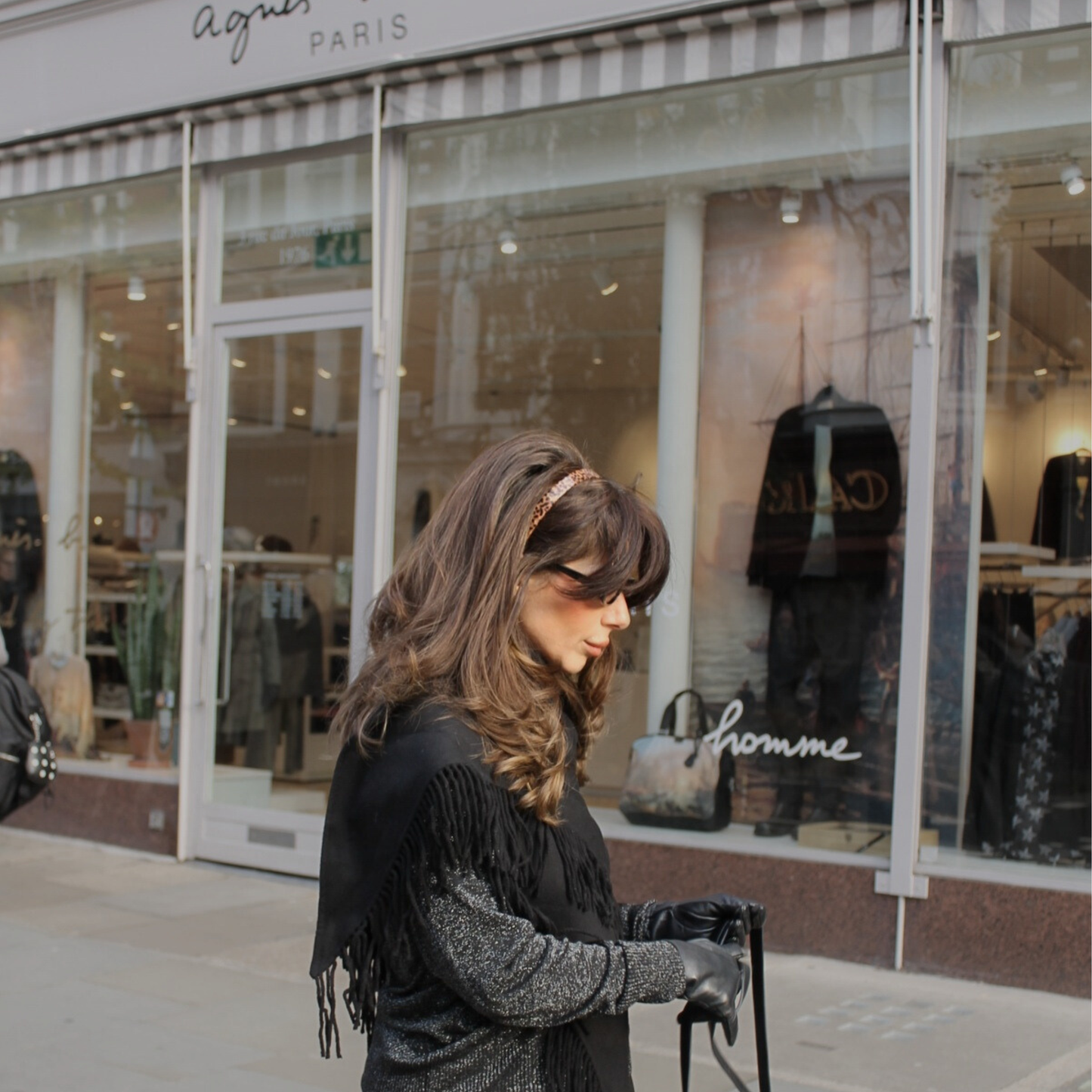 Resilient headband thin animal print