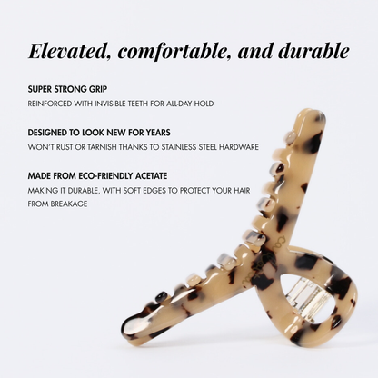 Inner strength medium hair claw tortoiseshell