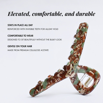 Inner strength medium hair claw pistachio