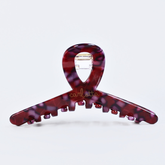 Inner strength medium hair claw clip cranberry