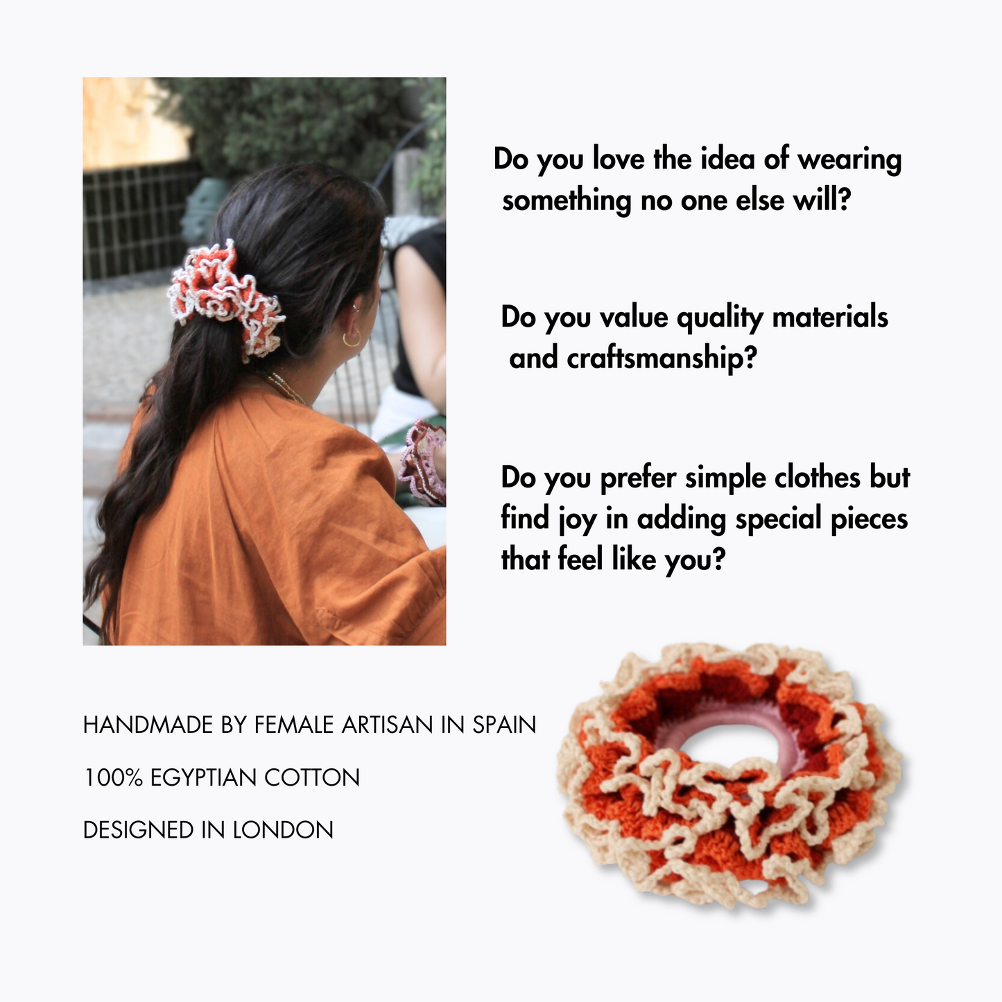 Soulful scrunchie luxe cinnabar