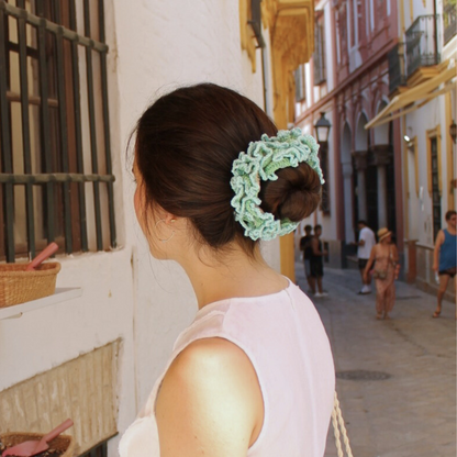 Soulful scrunchie luxe celeste