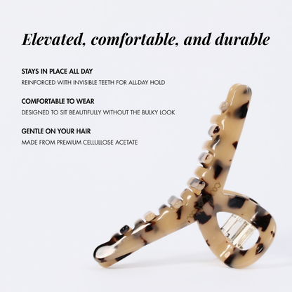 Inner strength medium hair claw tortoiseshell