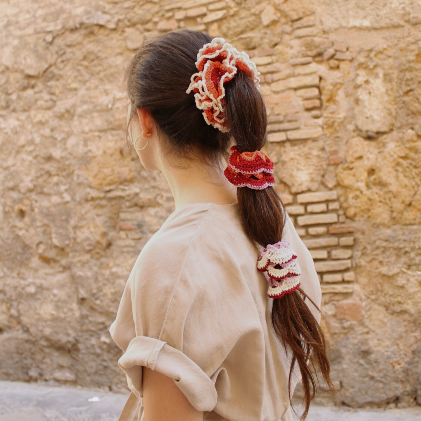 Soulful scrunchie luxe cinnabar