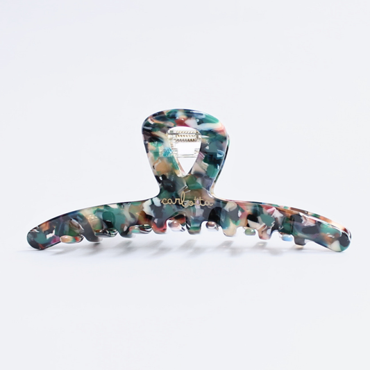 Inner strength large hair claw clip emerald