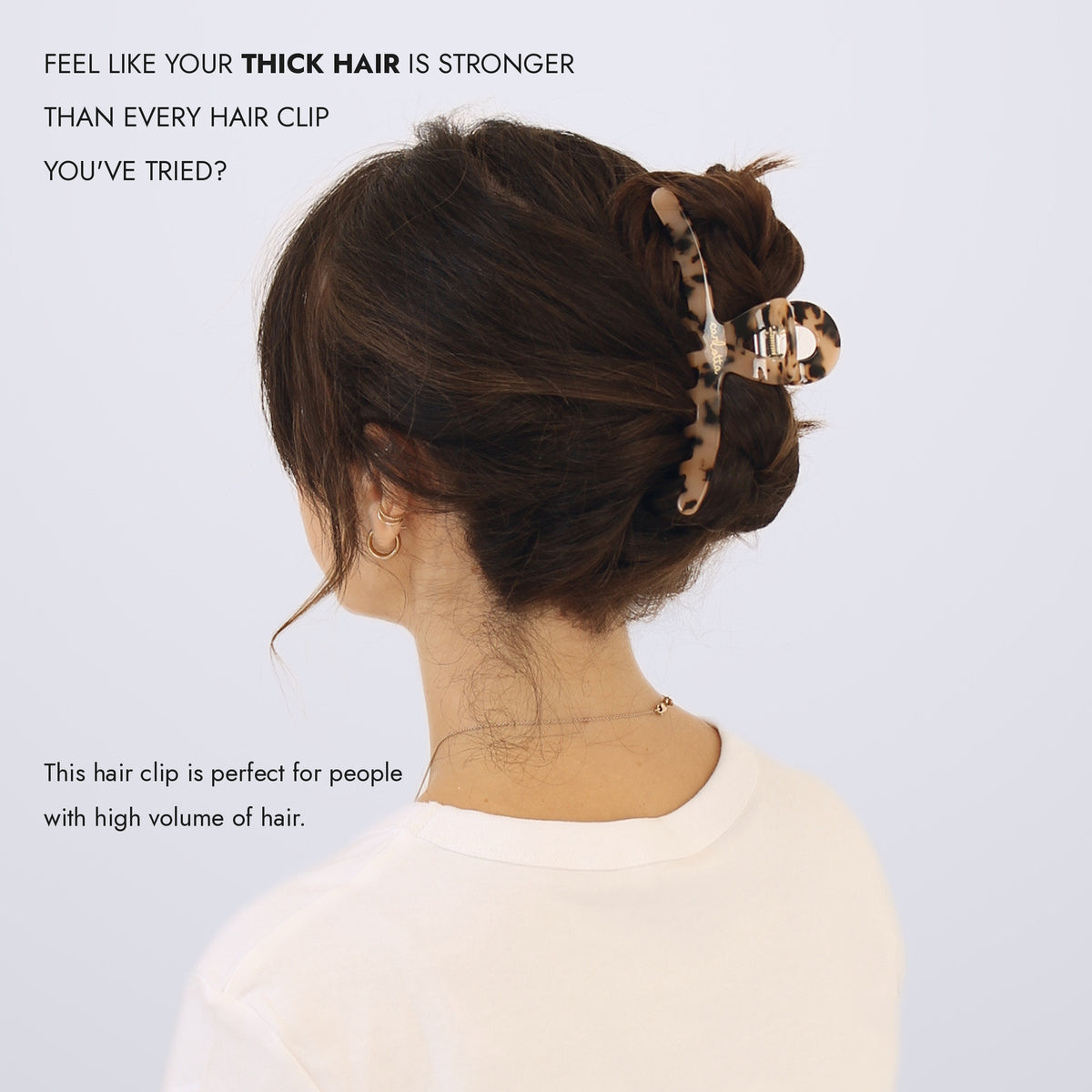 Inner strength large hair claw tortoiseshell