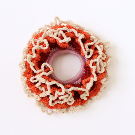 Soulful scrunchie luxe cinnabar