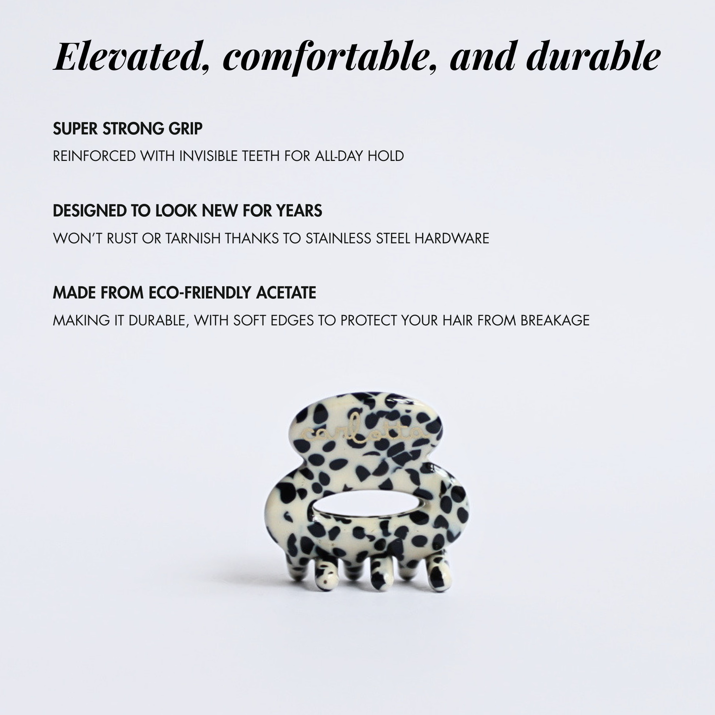 Daily habit mini hair claw clip - spring