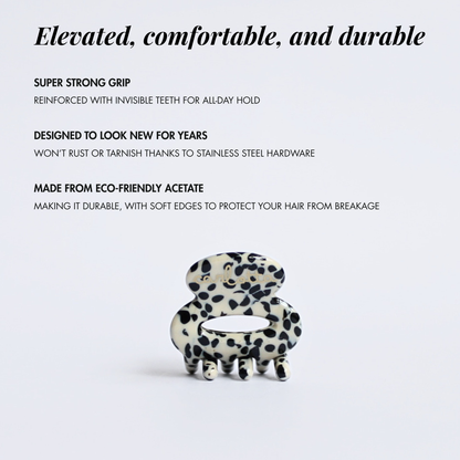 Daily habit mini hair claw clip - spring