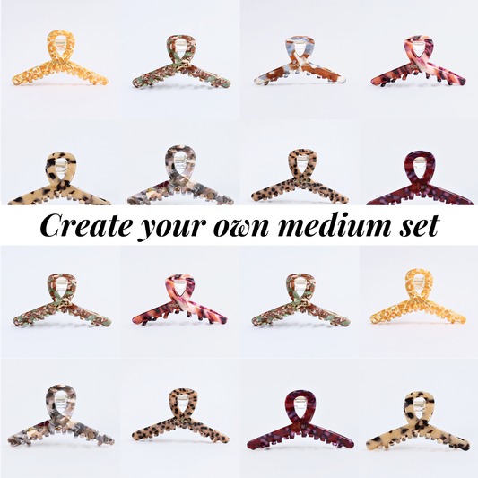 Mix & match: Inner strength medium hair clips