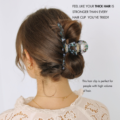 Inner strength large hair claw clip midnight