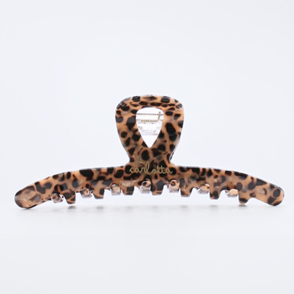Inner strength large hair claw clip animal print