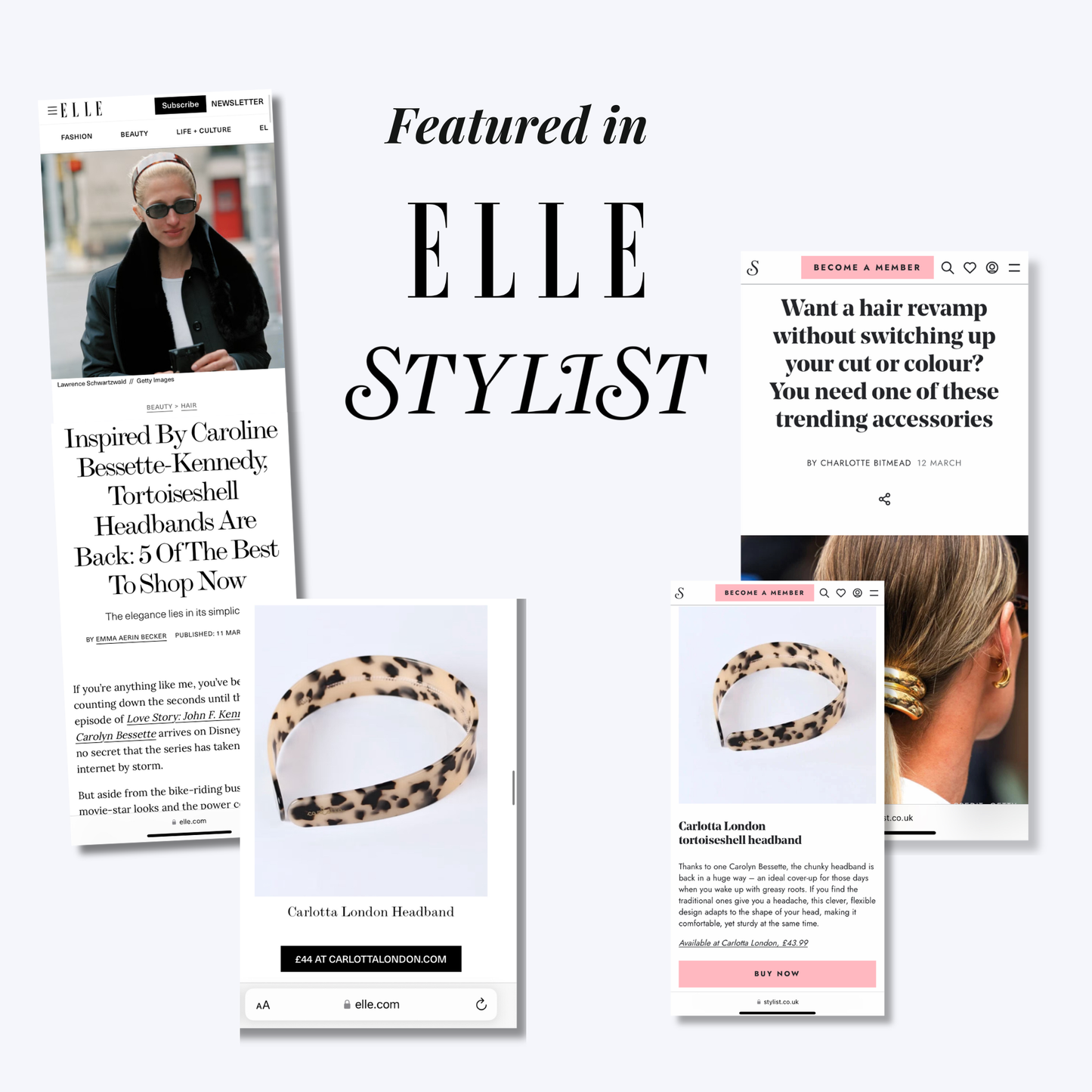 Resilient headband wide tortoiseshell