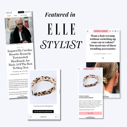 Resilient headband wide tortoiseshell