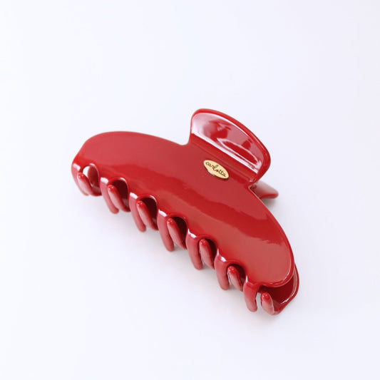 burgundy high quality hair claw clip