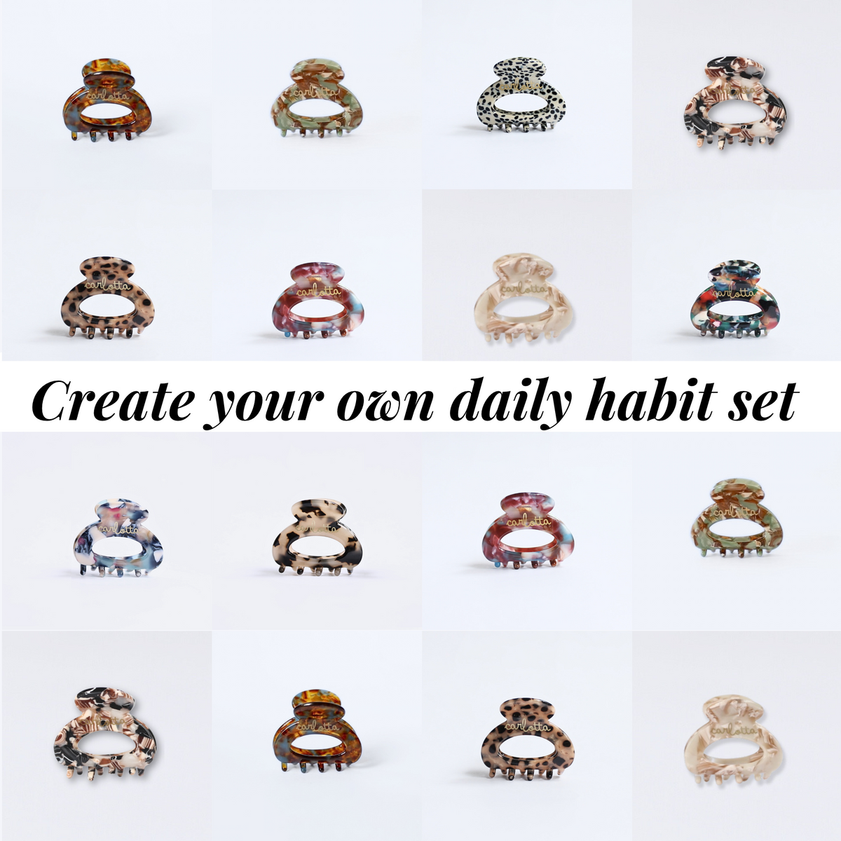 Mix & match: Daily habit hair clips
