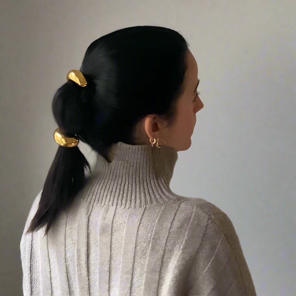 hair jewels gold