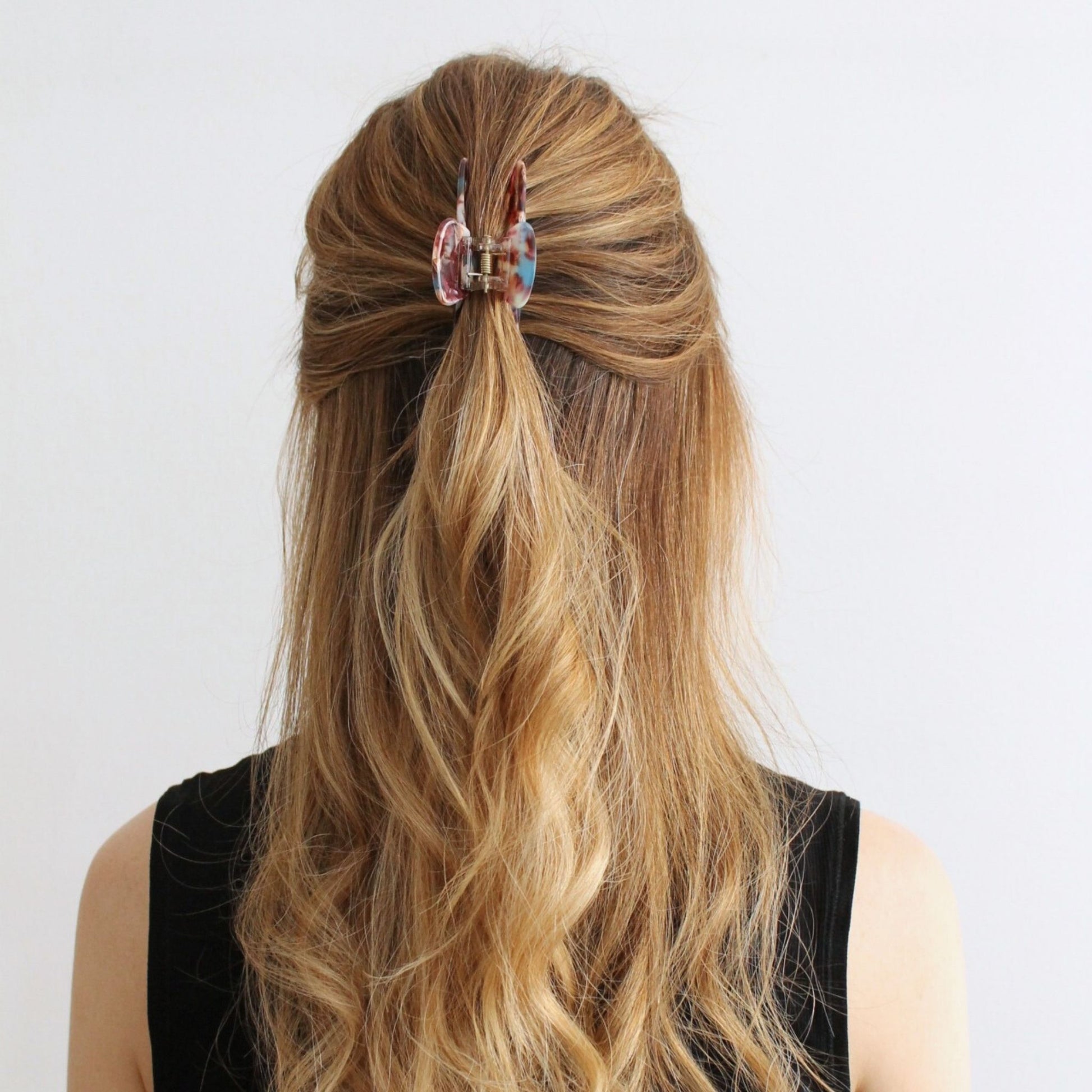 high quality stylish hair clip burgundy