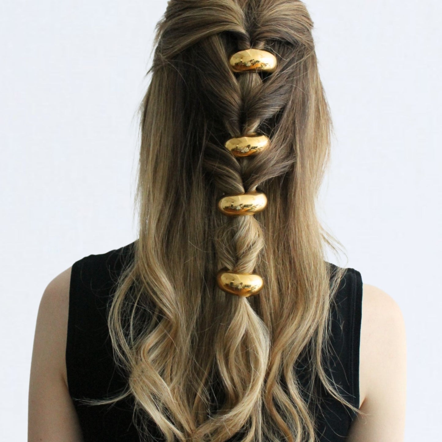 luxurious hair tie stainless steel