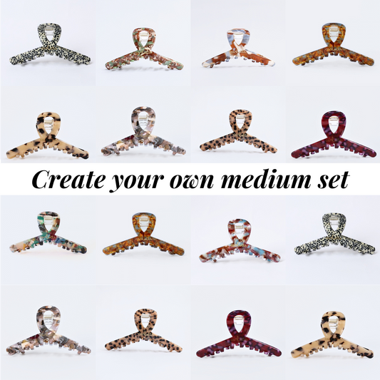Mix & match: Inner strength medium hair clips