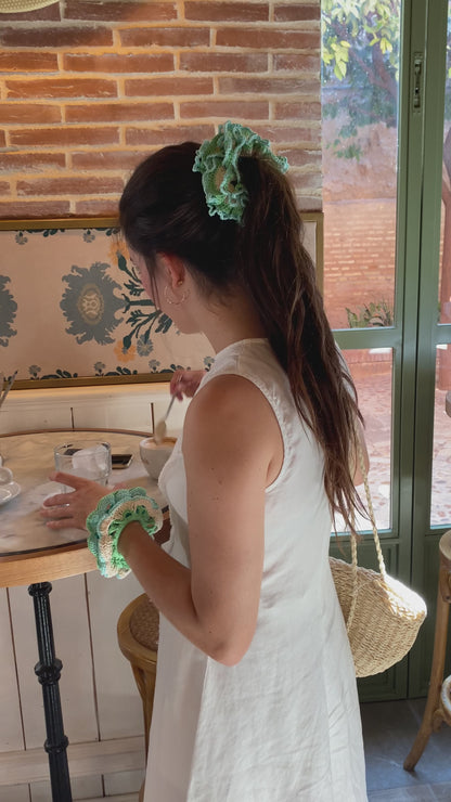 Soulful scrunchie luxe celeste